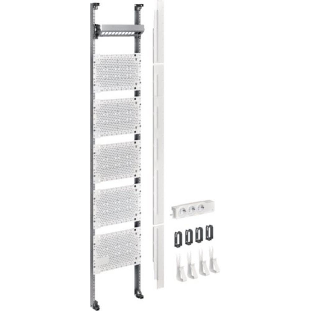 Hager UF51NW, Komplettfeld Multimedia, univers Z, 1350 mm, 1-feld, ohne Patchmodule