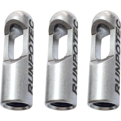 Runpotec Ösen-Set Ø 7 mm mit Gewinde RTG Ø 6 mm, 3 Stück, zum Anhängen von Kabeln oder Einzeladern, für alle Produkte mit Gewinde RTG Ø 6 mm