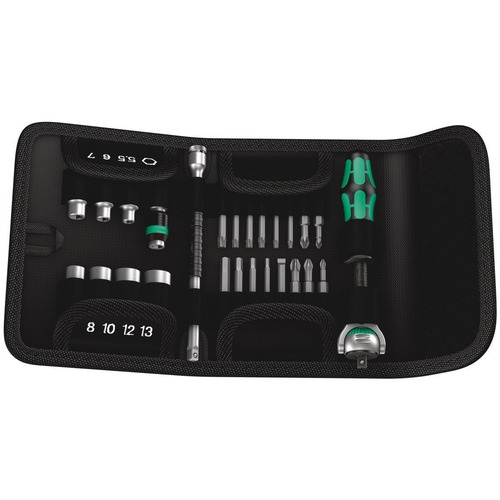 Wera Kraftform Kompakt Zyklop Speed ¼ in Gürteltasche KK Zyklop 1/4 Satz 26-tlg.