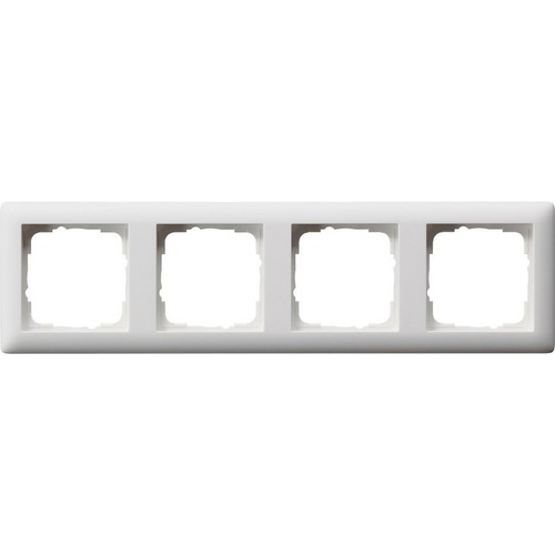 Gira Abdeckrahmen 4f Gira Standard 55 Reinweiß m