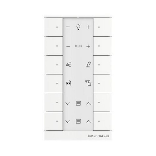 Busch-Jaeger Busch-Tenton®, 12-fach Bedienelement, weiß, für Busch-free@home®