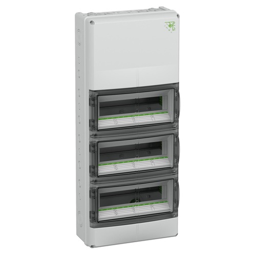 Spelsberg Kleinverteiler, grau, Schutzart IP65, 42 TE, Schlagfestigkeit IK08, Schutzklasse II, Bemessungsspannung 400V AC, DLG, UL-EU, VDE, halogenfrei (73364201)