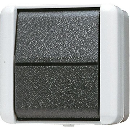 Jung Wippschalter, Universal Aus-Wechsel, 10 AX 250 V ~, IP 44, WG 800 (806W)