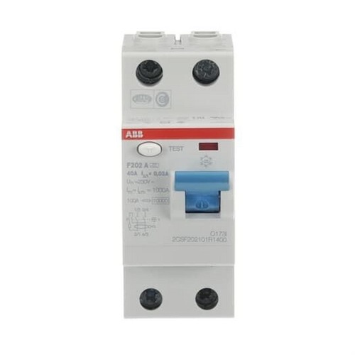ABB F202 A-40/0.03, FI-Schutzschalter 2P, Typ A, 40A, 30mA