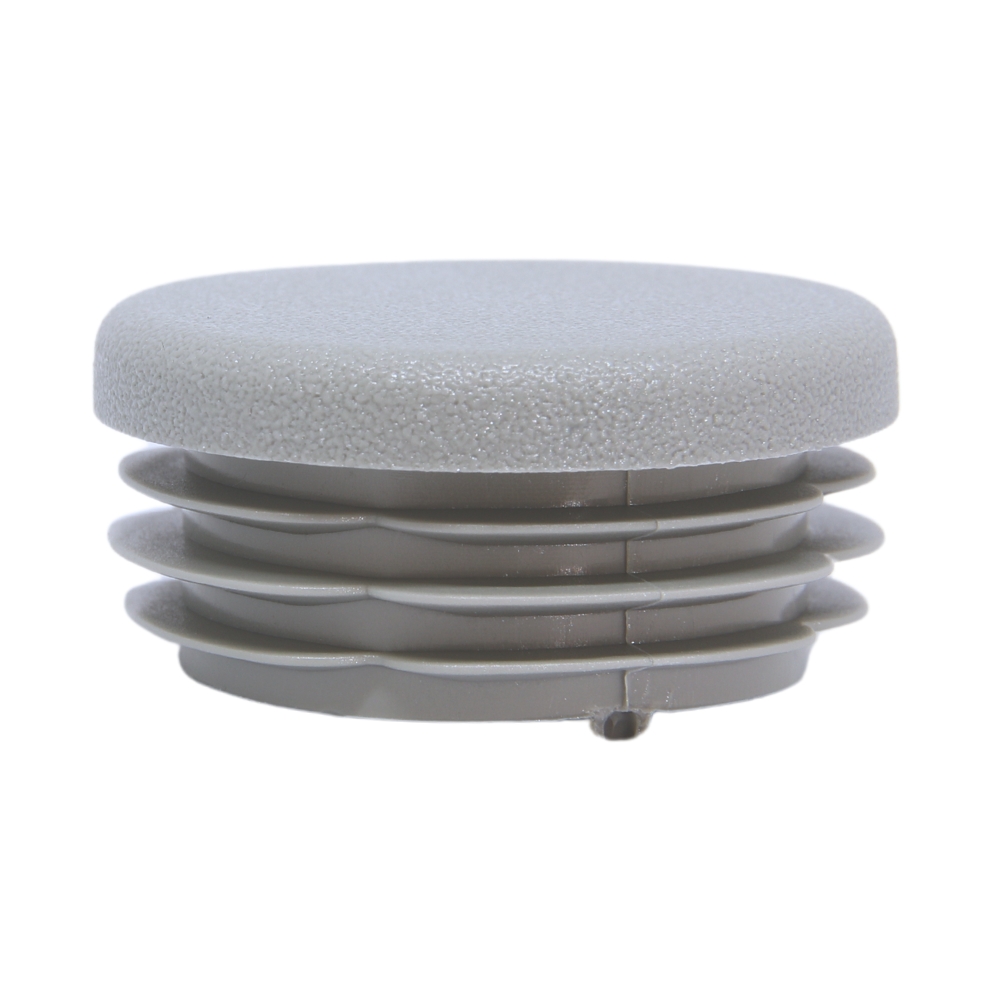 Lamellenstopfen rund 10x0,8-1,5 – PE grau, flach