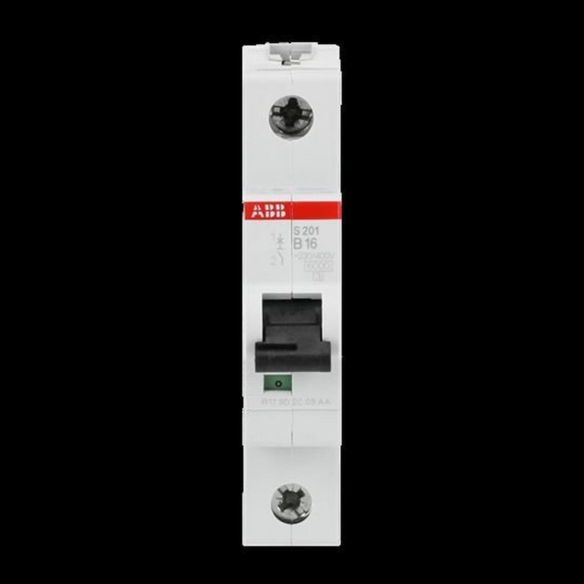 ABB S201-B16 Sicherungsautomat B-Charakteristik, 6 kA, 16 A, 1-polig