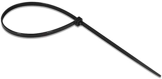 Kabelbinder wiederlösbar 3,6 x 100 – PA 6.6 halogenfrei schwarz