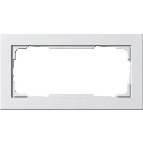 Gira Abdeckrahmen 2f o.M. Gira E2 Reinweiß