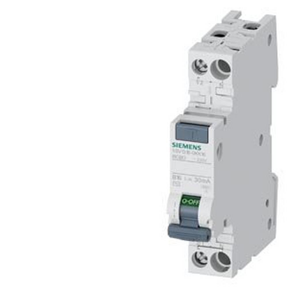 5SV1316-0KK16, FI/LS kompakt 1P+N 6kA Typ AC 30mA B16