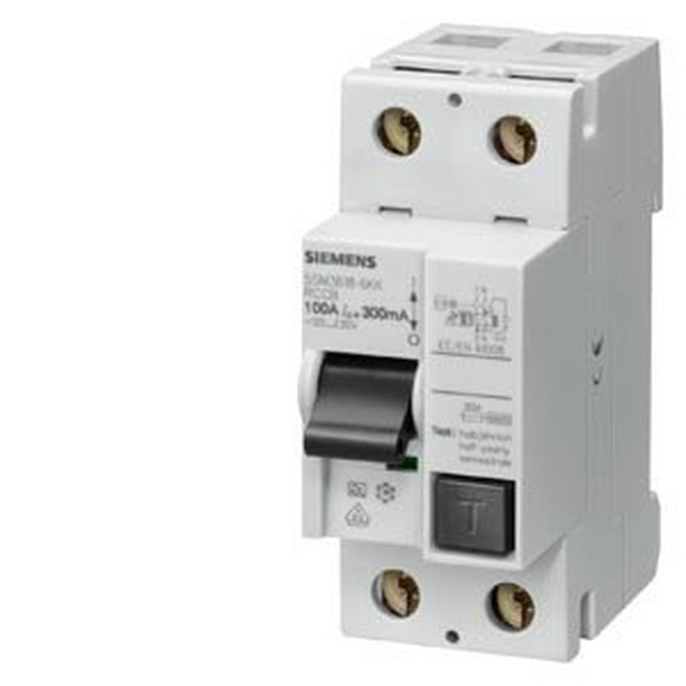 5SM3315-6KK, FI-Schutzschalter, 2-polig, Typ A, In: 125 A, 30 mA, Un AC: 230 V