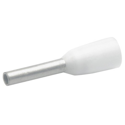 Klauke Isolierte Aderendhülsen nach DIN, , 0,5 mm², Weiß, Länge 10mm, Cu, verzinnt (46910)