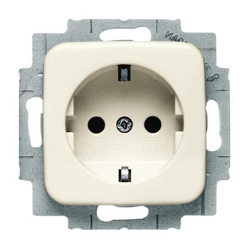 Busch-Jaeger 20 EUCKS-212, SCHUKO® Steckdosen-Einsatz Safety+ weiß - Busch-Duro 2000® SI