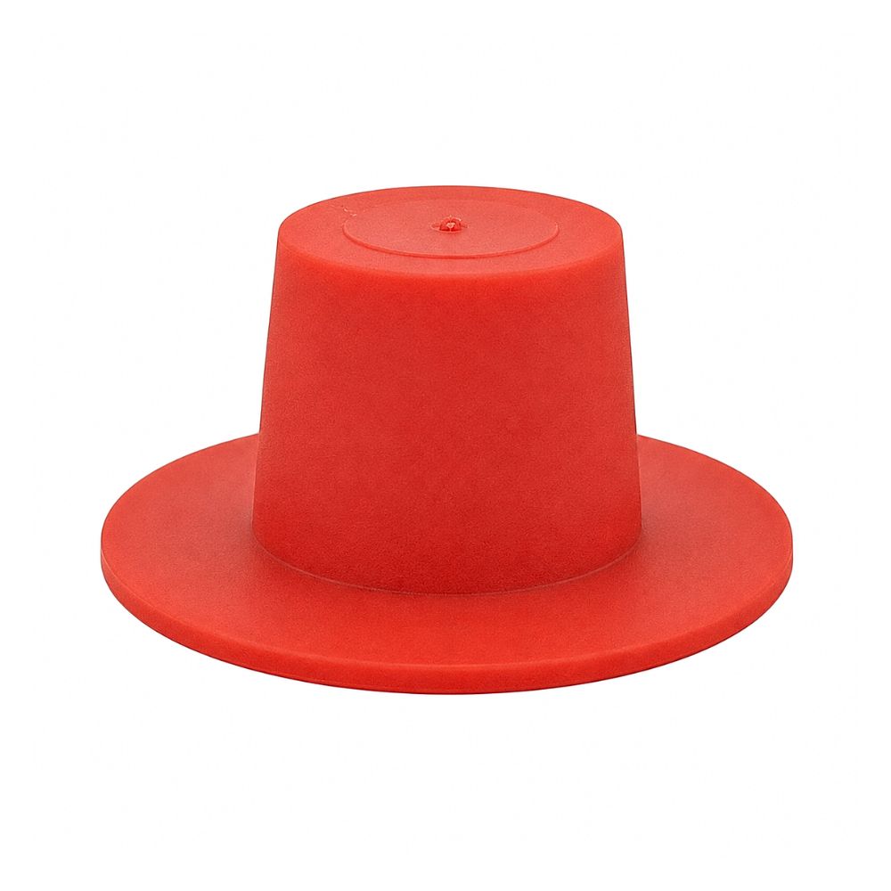 konische Kappen / Stopfen 10,7-12,3 – LDPE rot