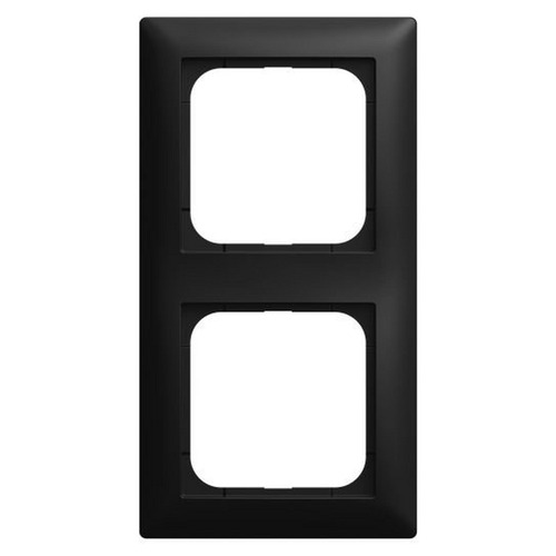 Busch-Jaeger Abdeckrahmen 2-fach schwarz matt - Busch-balance® SI