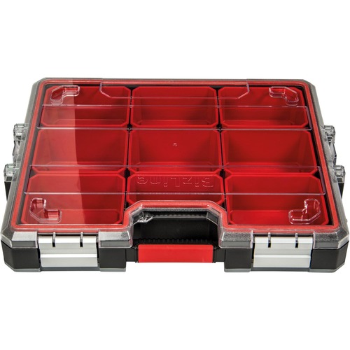 BizLine Stapelbarer Organizer mit einer Tiefe von 60 mm mit 9 herausnehmbaren Fächern
