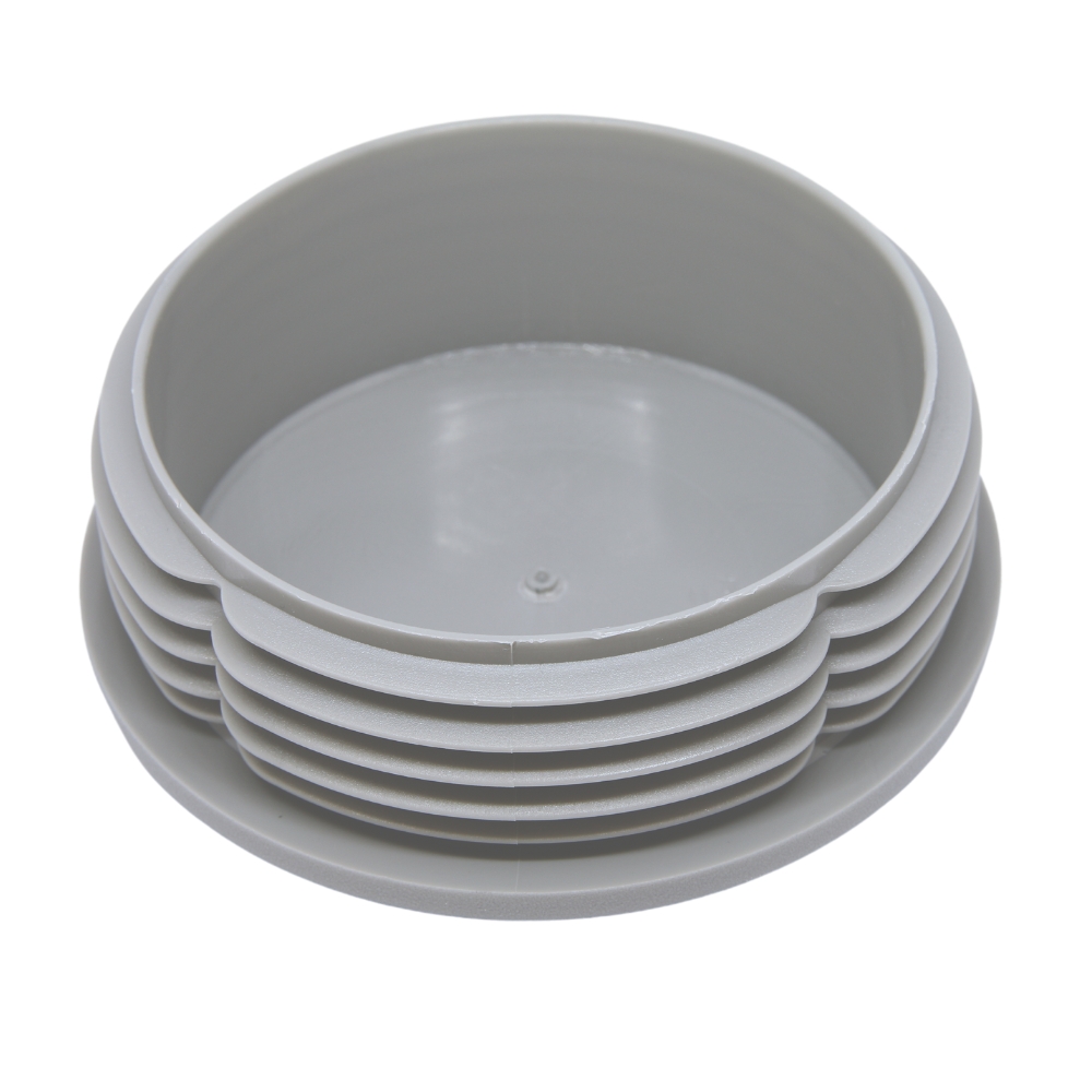 Lamellenstopfen rund 85x1,5-4 – PE grau