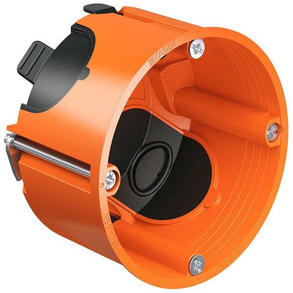 9263-22, Hohlwand Gerätedose, O-range Econ® 63, Luftdicht, Mit Geräteschrauben, Tiefe 49 Mm