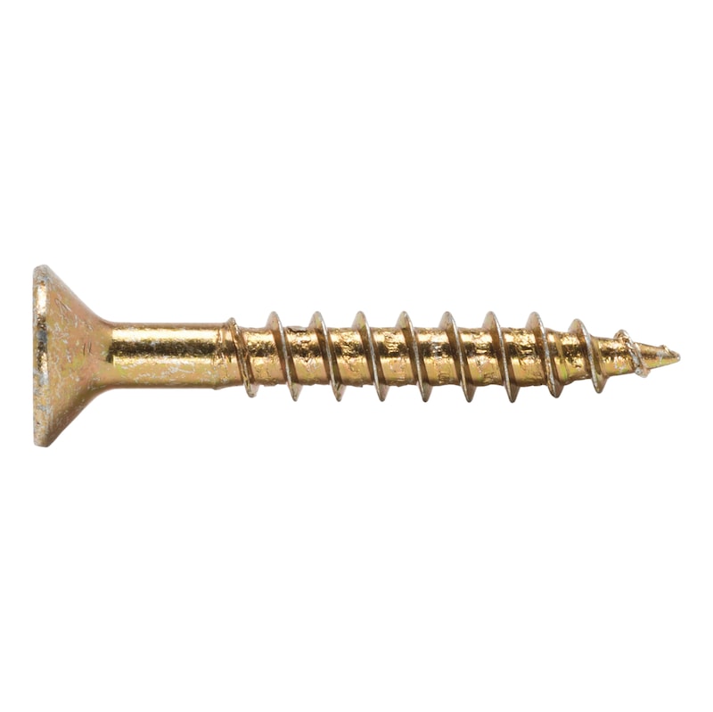 Würth Spanplattenschraube 6x40mm WÜPOFAST Senkkopf – 6x40mm / 6x40, Kunststoff, verzinkt