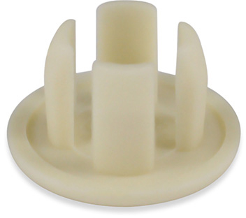 Plattenabdeckstopfen 4,0 – Schnappstopfen PA 6.6 beige