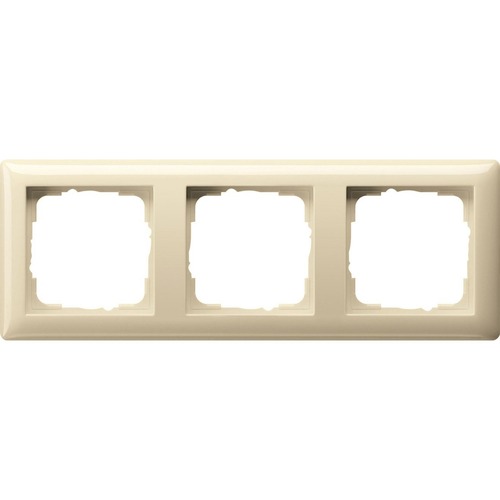 Gira Abdeckrahmen 3f Gira Standard 55 Cremeweiß