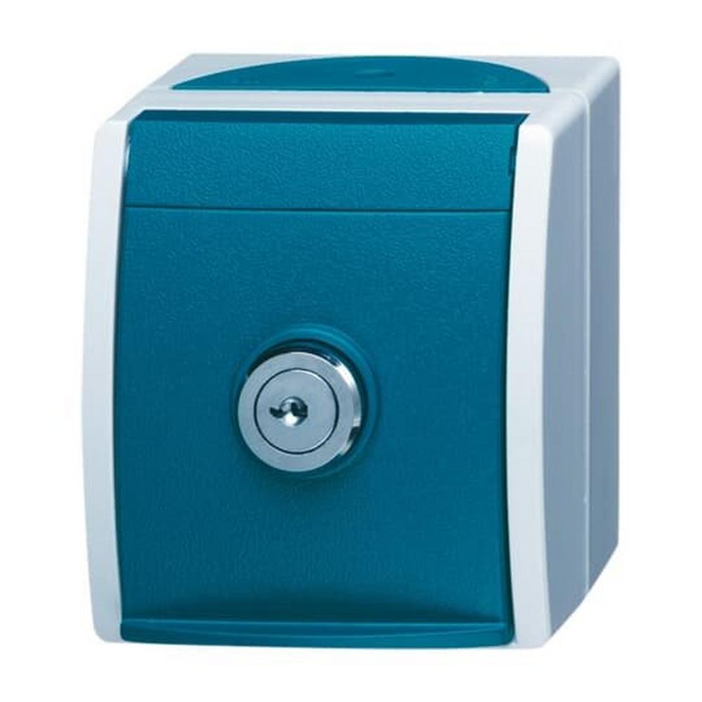 Busch-Jaeger 20 EWSL-53, SCHUKO® Steckdose mit Klappdeckel und abschließbar, verschieden schließend 16 A