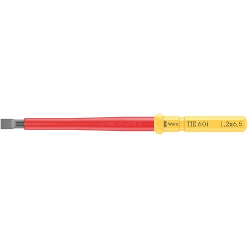 Wera Kraftform Kompakt VDE 60 i 1,2 x 6,5 x 157 mm TIE VDE Wechselklinge für Schlitzschrauben