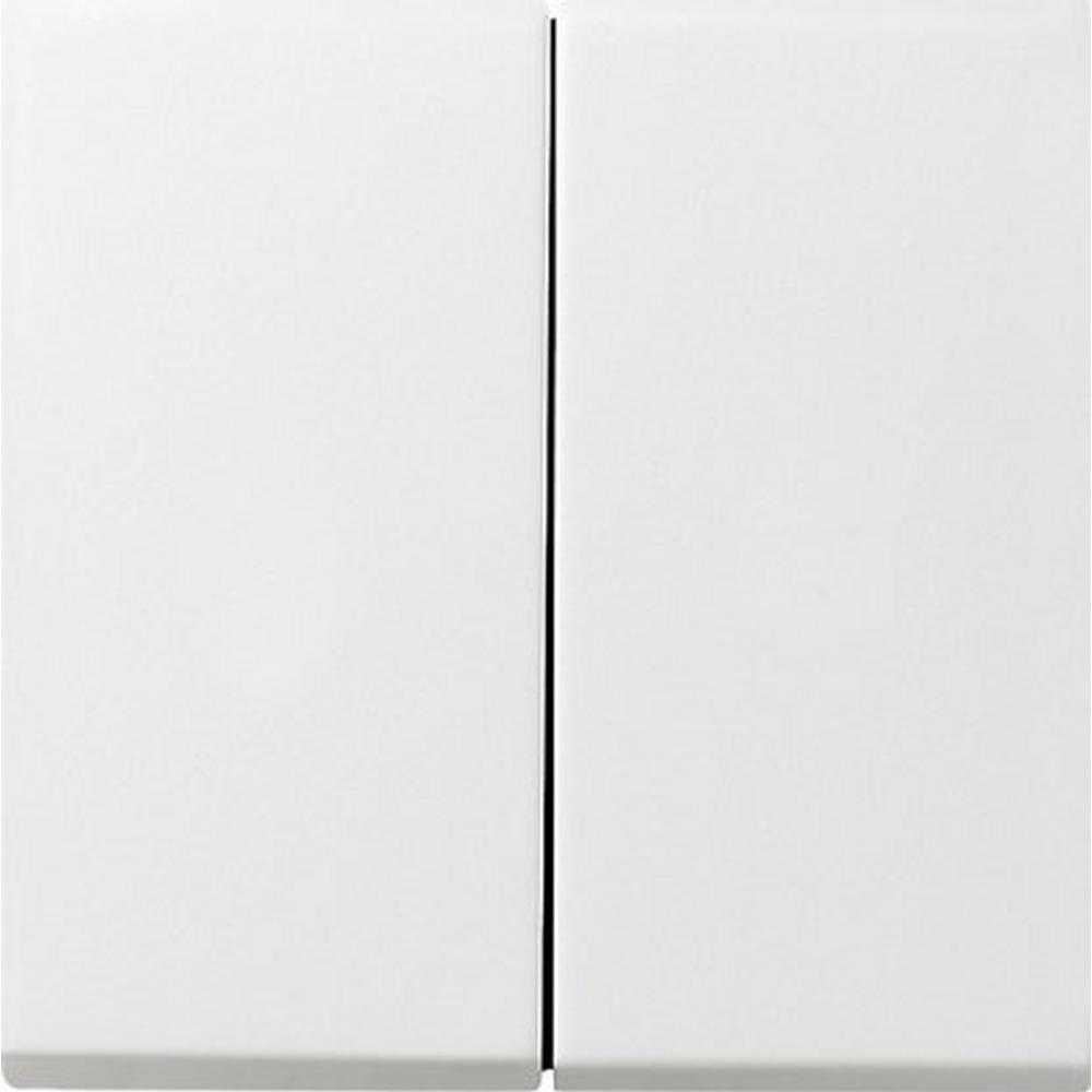 Gira 0295112, Wippe 2f Flächenschalter Reinweiß