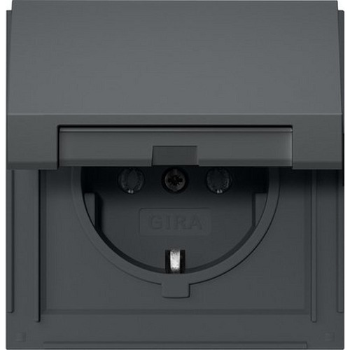 Gira SCHUKO-Steckd. KD Gira TX_44 Anthrazit