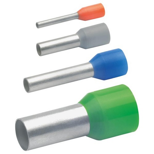 Klauke Isolierte Aderendhülsen nach DIN, Farbcode 1, 50 mm², Grün, Länge 20mm, mm, Cu, verzinnt (180O)