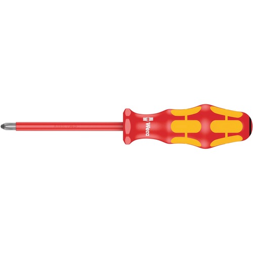 Wera VDE Schraubendreher der Serie 100 165i Pozidriv® PZ 2 x 100 mm
