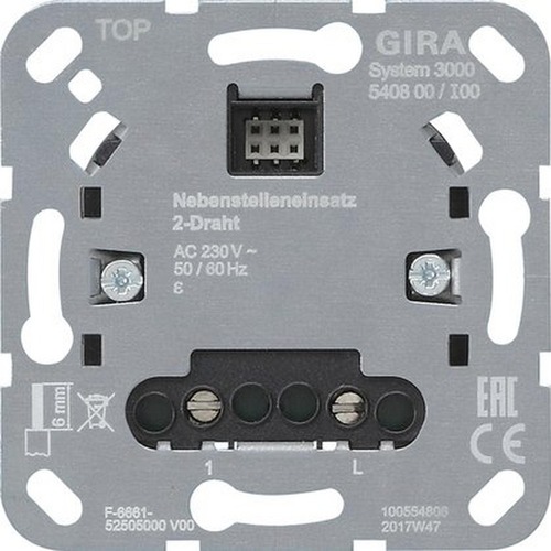 Gira S3000 Nebenst.eins. 2-Dr Einsatz