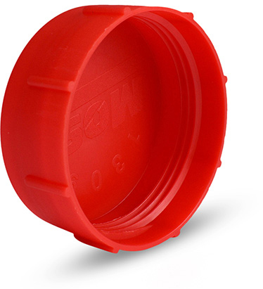 Gewindekappen BSP/Gas 1/8 x 28 – LDPE rot