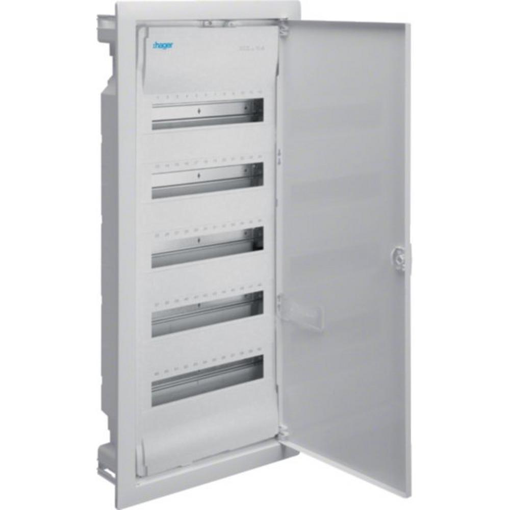 Hager VU60NC, Kleinverteiler volta, Unterputz, 5x12 PLE, IP30, Schutzklasse II, Stahlblechtür
