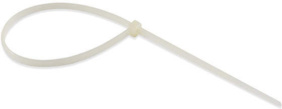 Kabelbinder wiederlösbar 3,6 x 100 – PA 6.6 halogenfrei natur