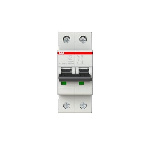ABB Sicherungsautomat K-Char., 6 kA, 2 A, 2P (2CDS252001R0277)