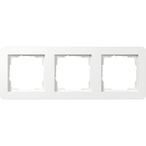 Gira Abdeckrahmen 3f Gira E1 Reinweiß