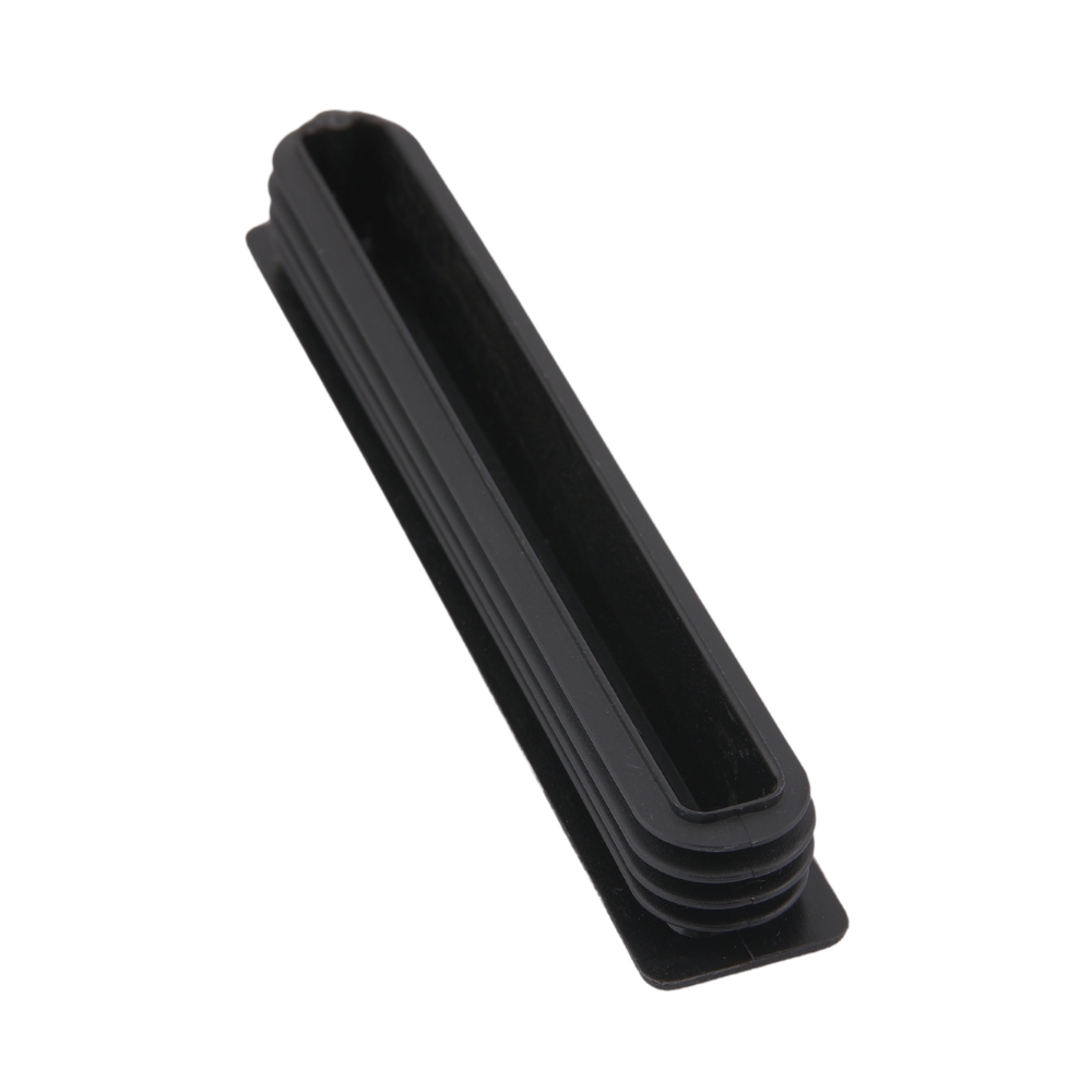 Lamellenstopfen rechteckig 100/20X1,5-2,5 – PE schwarz