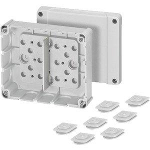 Hensel Kabelabzweigkasten bis 2,5 qmm 3phasig, 4 qmm 1phasig, ohne Klemme (6000040)