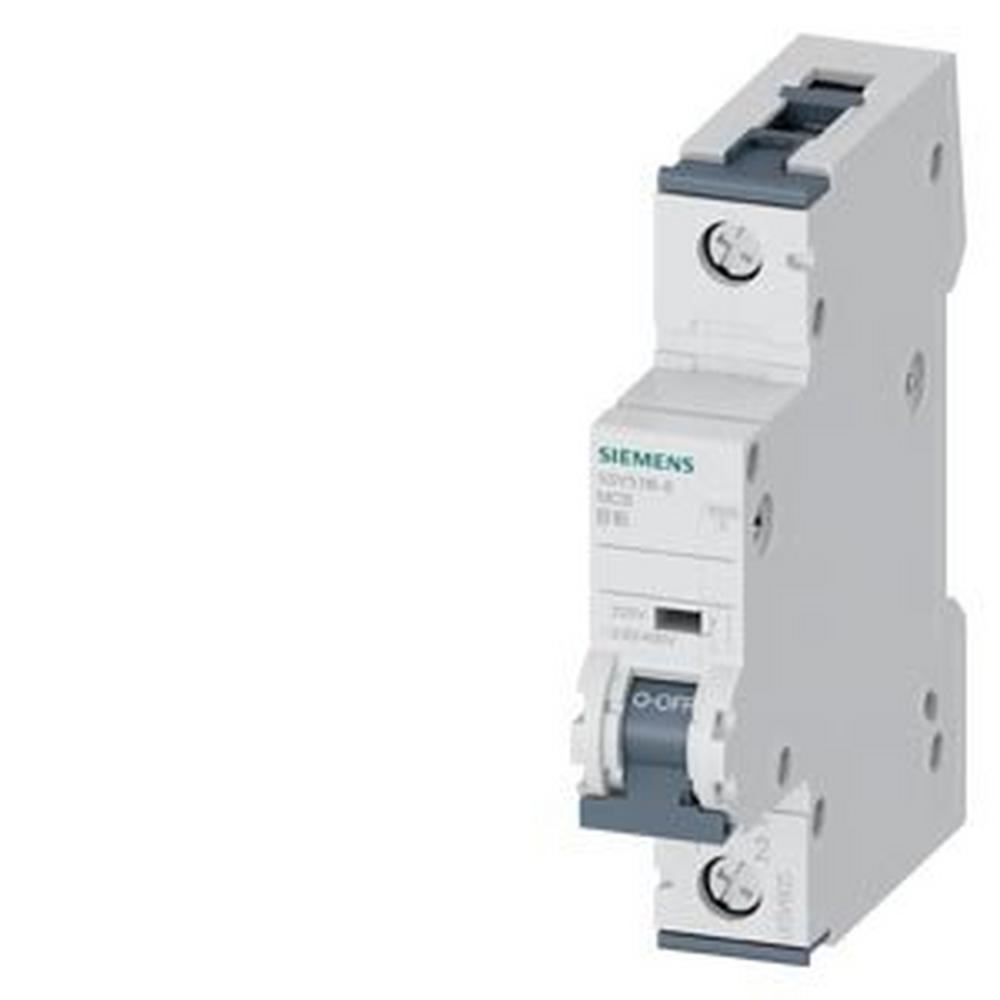 5SY5116-6, Leitungsschutzschalter Allstrom DC 220V AC 230/400V 10kA, 1-polig, B, 16A
