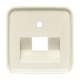 Busch-Jaeger 1803-212, Zentralscheibe UAE/IAE (ISDN) 1-fach weiß - Busch-Duro 2000® SI
