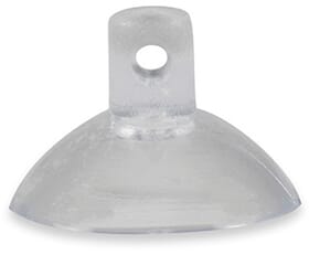 Haftsauger 20 mm – Saugnapf Weich-PVC natur, mit Querloch (VPE 50 Stk.)