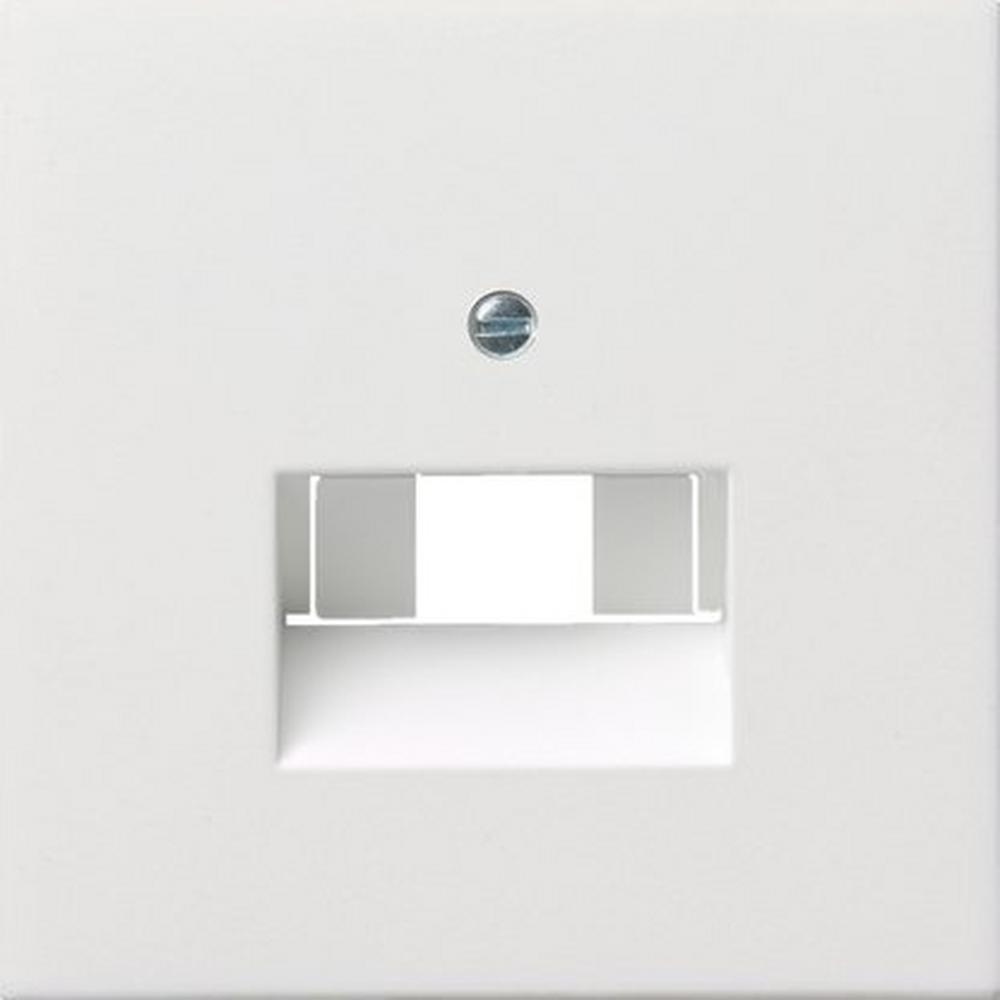 Gira 0270112, Abd. UAE/IAE + Netzwerk Flächenschalter Reinweiß