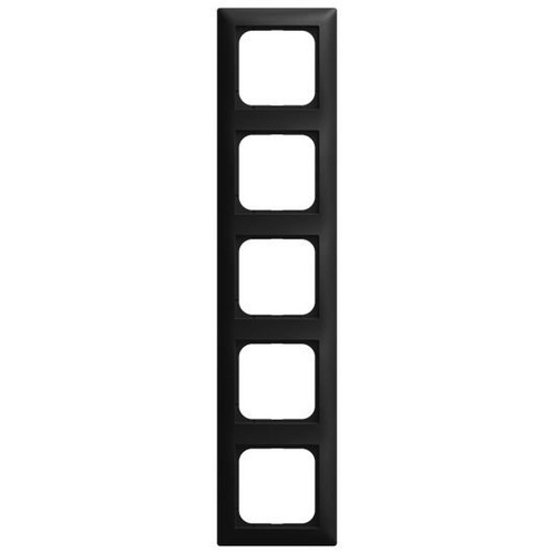 Busch-Jaeger Abdeckrahmen 5-fach schwarz matt - Busch-balance® SI
