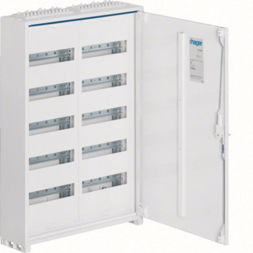 Hager FWB52S, Feldverteiler Aufputz, 800x550x161, univers, IP44, SKII, 120PLE, QuickConnect