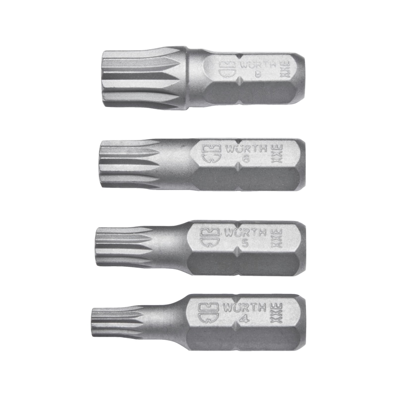 Würth Bit-Sortiment Vielzahn XZN 4-tlg.