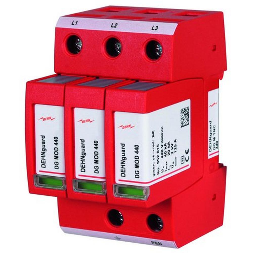 DG M TNC 440, Überspannungsableiter Typ 2 DEHNguard M 3-polig für TN-C-Systeme