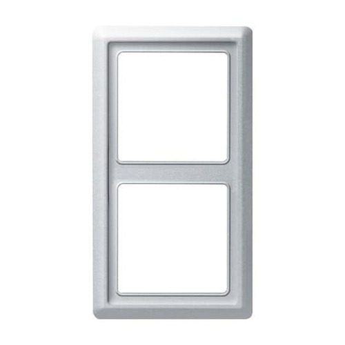Busch-Jaeger Abdeckrahmen 2-fach alusilber - Allwetter 44® (IP44)