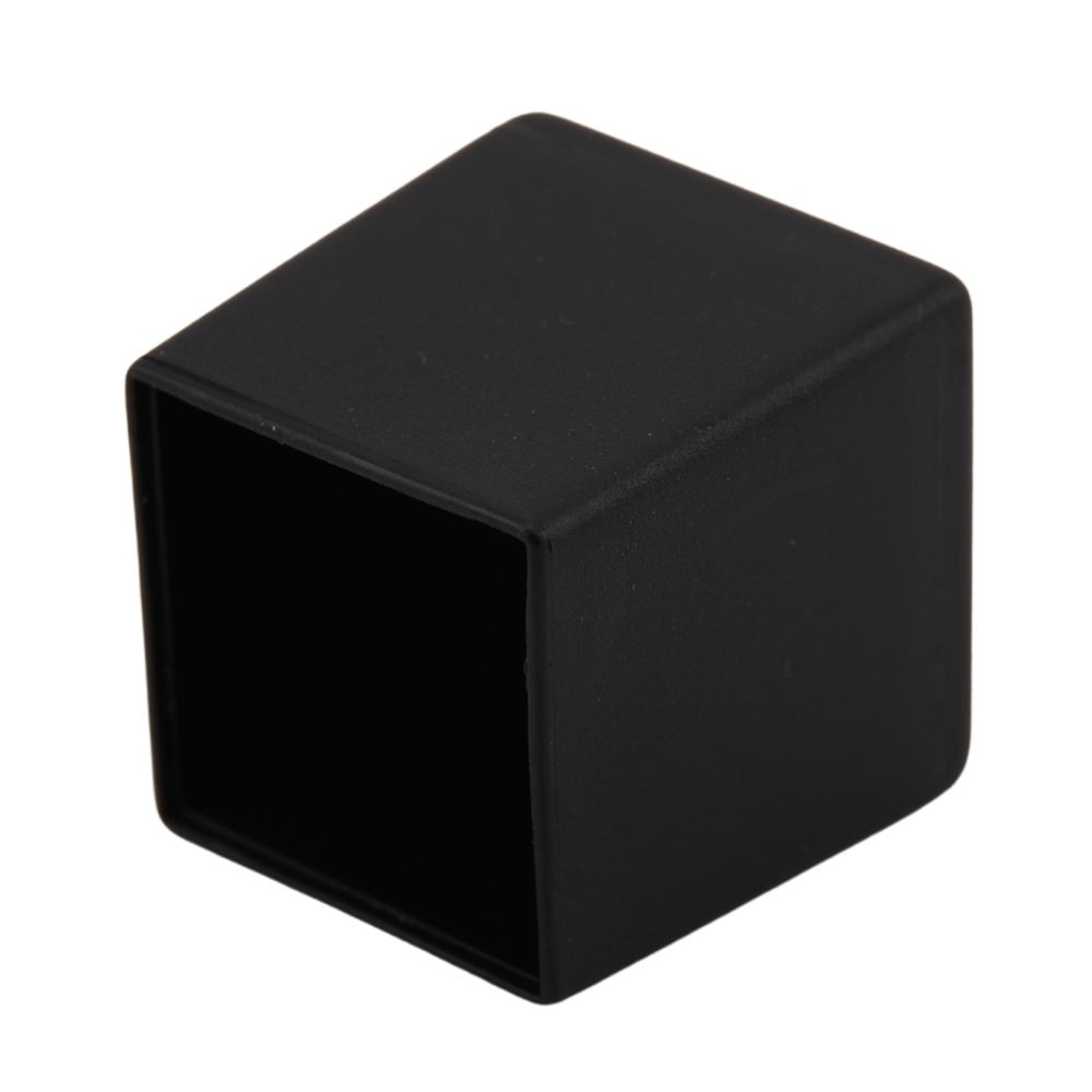 Kappe für Vierkantrohr 20x20 – PE schwarz