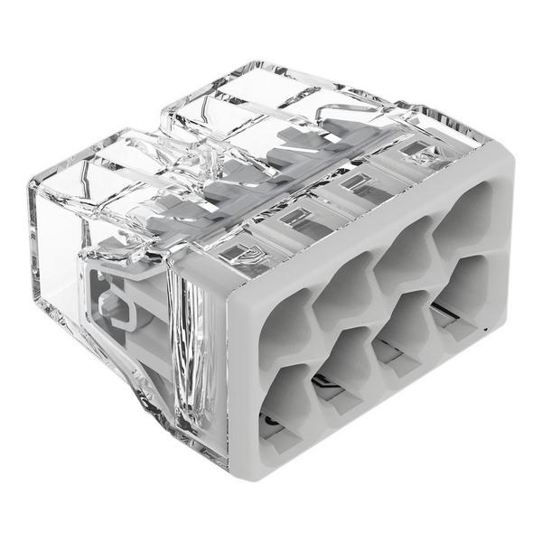Wago 2273-208 COMPACT-Verbindungsklemme, 8 Klemmstellen, für eindrähtige Leiter